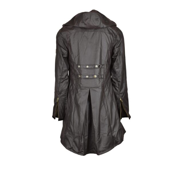 OB Voksjakke Olivia Brun 2 bak Vokset jakke Olivia