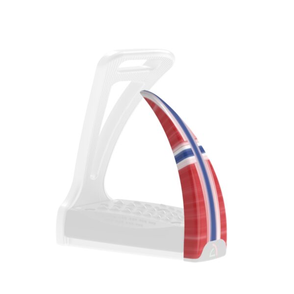 SR Stigbøyledeksler Flagg Norge Stigbøyledeksler Flagg