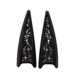 SR Stigbøyledeksler Luxury Starry Black Stigbøyledeksler Luxury