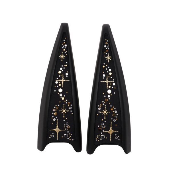 SR Stigbøyledeksler Luxury Starry Black Stigbøyledeksler Luxury