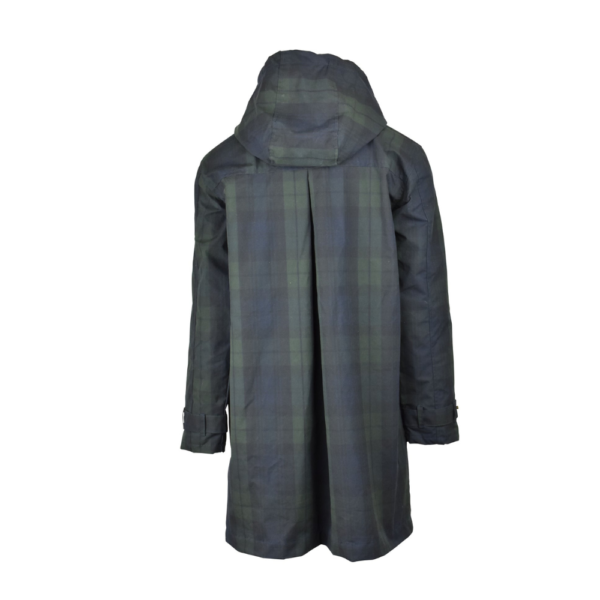 Katrina Wax Jakke Blackwatch (3) Brighton Tartan Washwax Parka