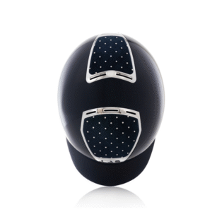 Opera Scacchiera Glossy Ridehjelm Marine 2
