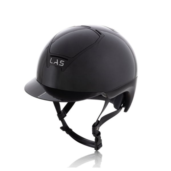 Opera Double Glossy Ridehjelm Svart Standar Opera Double Glossy Ridehjelm