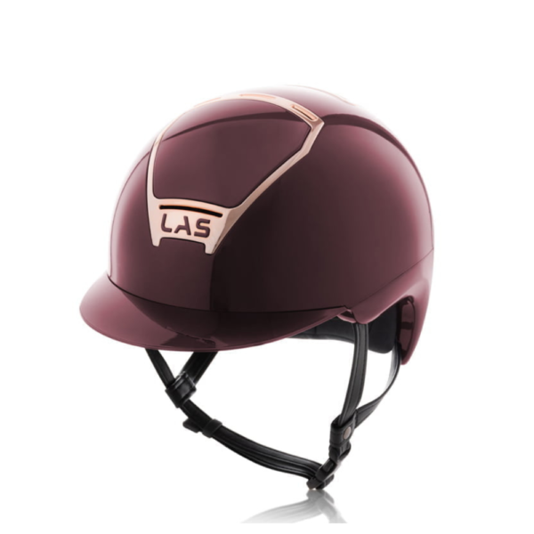 Opera Metal Glossy Ridehjelm Burgundy Rose 1 Las Opera Metal Glossy Ridehjelm