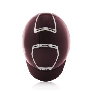 Opera Metal Glossy Ridehjelm Burgundy Sølv 2
