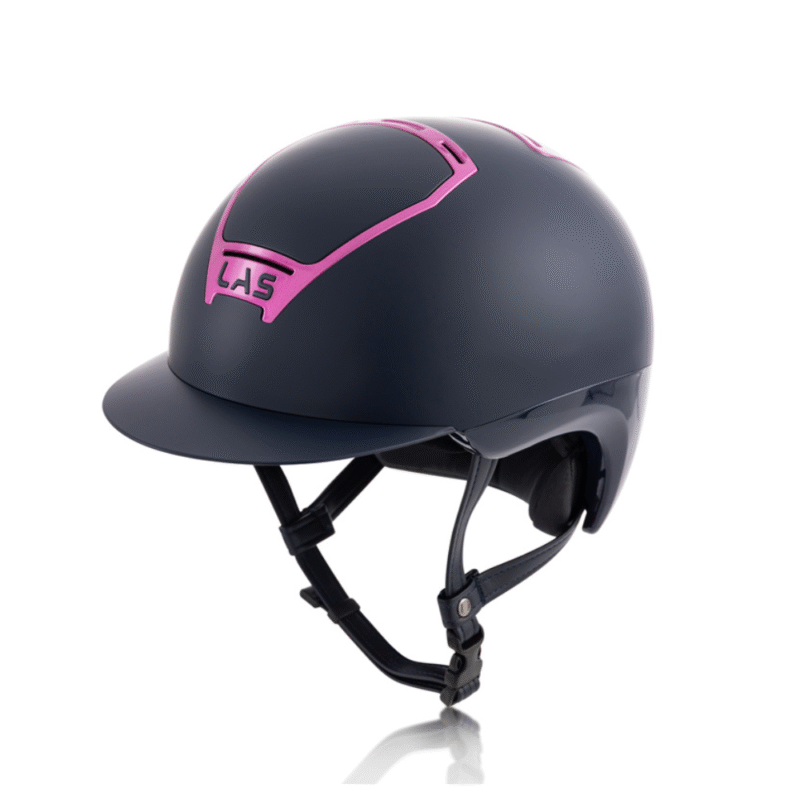 Opera Rainbow Ridehjelm Marine Fuksia 1 Las Opera Rainbow Ridehjelm