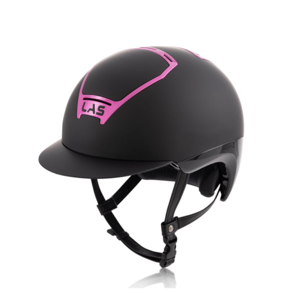 Opera Rainbow Ridehjelm Svart Fuksia Las Opera Rainbow Ridehjelm