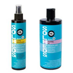 Pleiesett for pels og hover